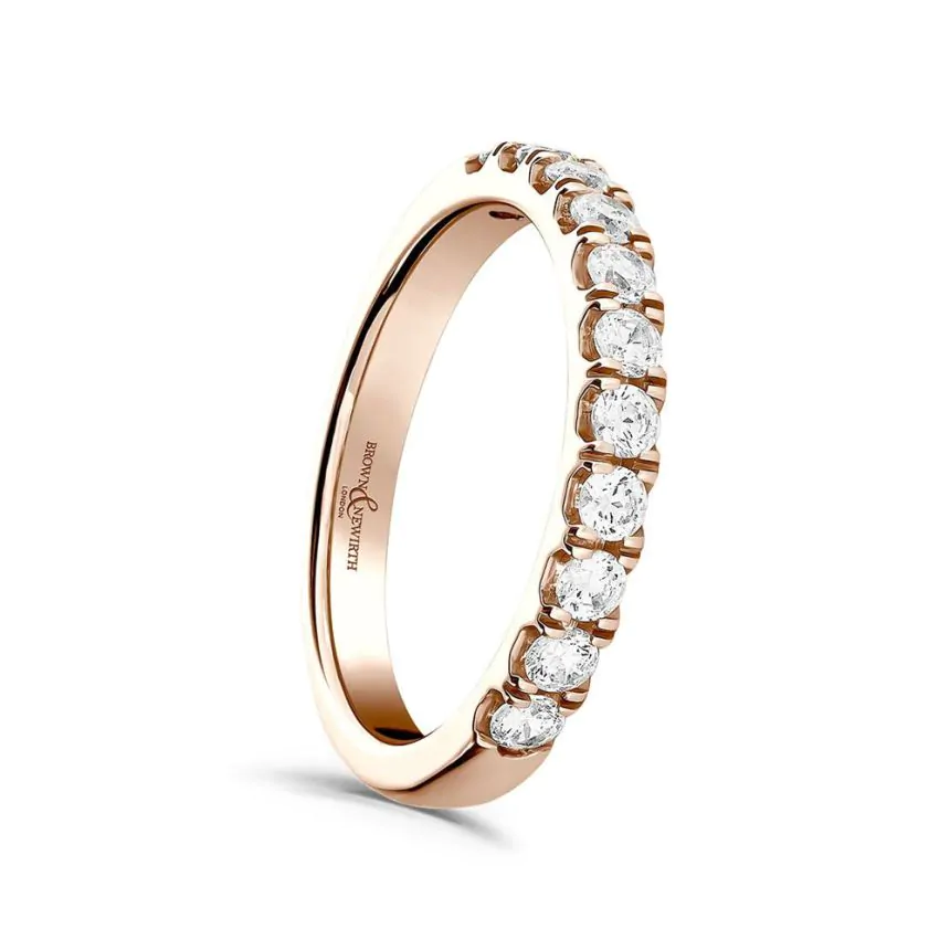 18ct Rose Gold and 0.50ct Diamond Eternity Ring