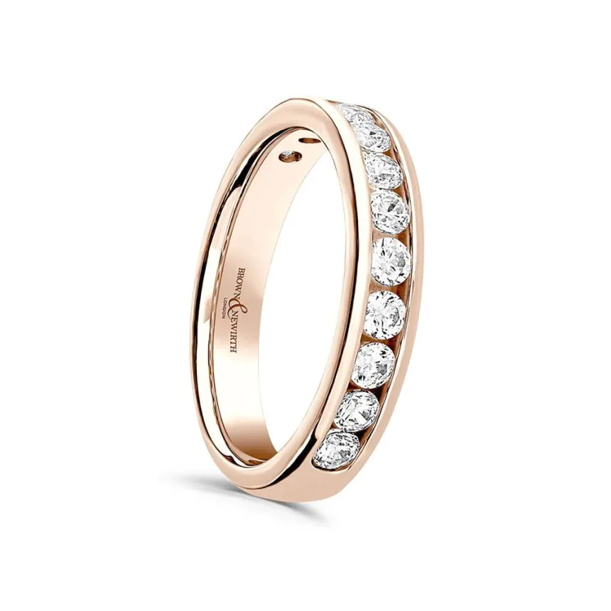 18ct Rose Gold and 0.75ct Diamond Eternity Ring