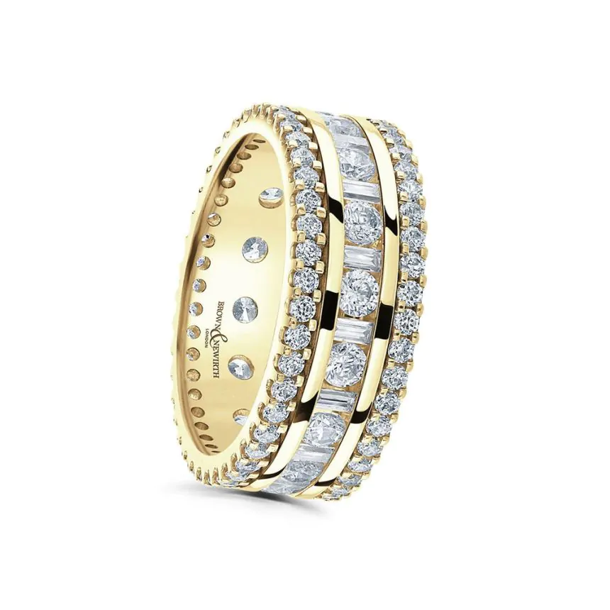 18ct Yellow Gold and 2.30ct Diamond Eternity Ring