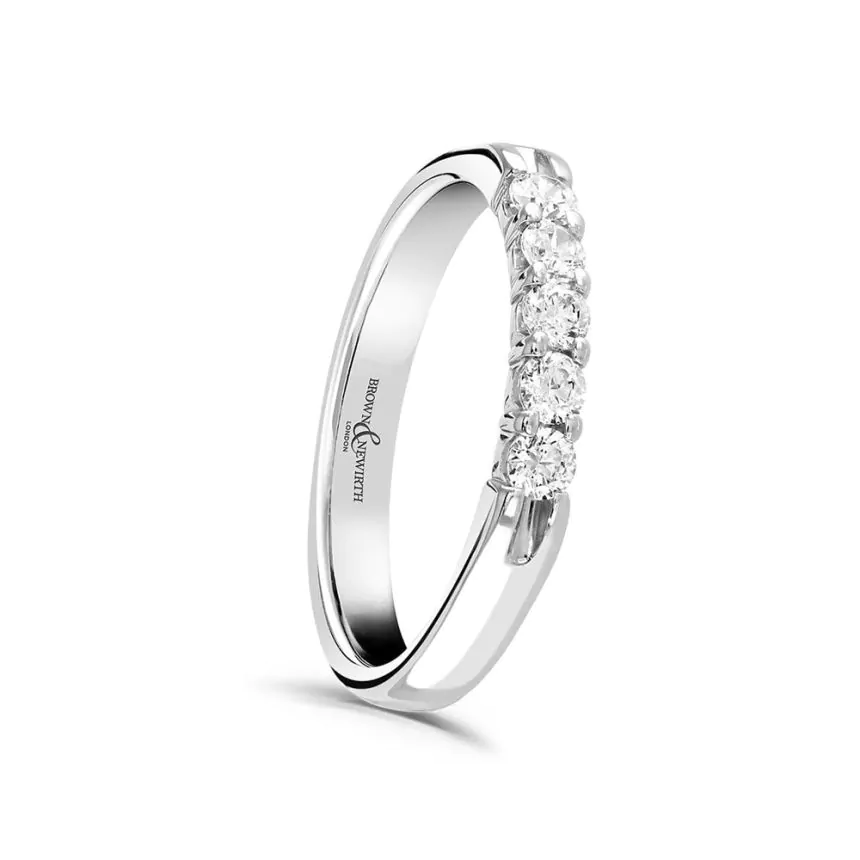 Platinum and 0.33ct Diamond Eternity Ring