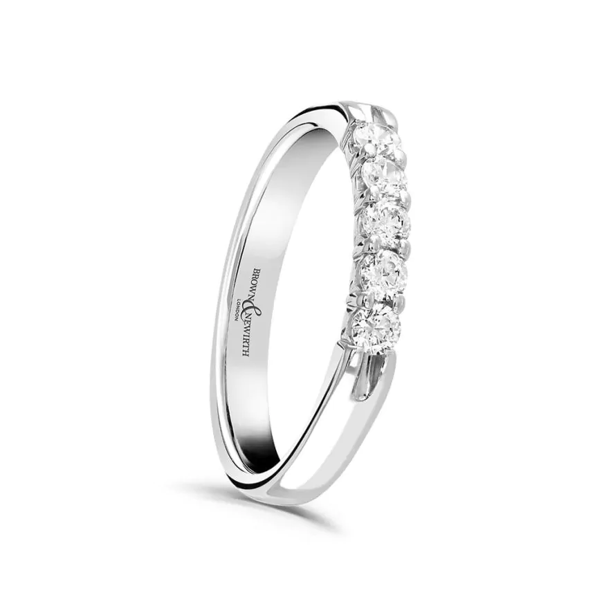 Platinum and 1.00ct Diamond Eternity Ring