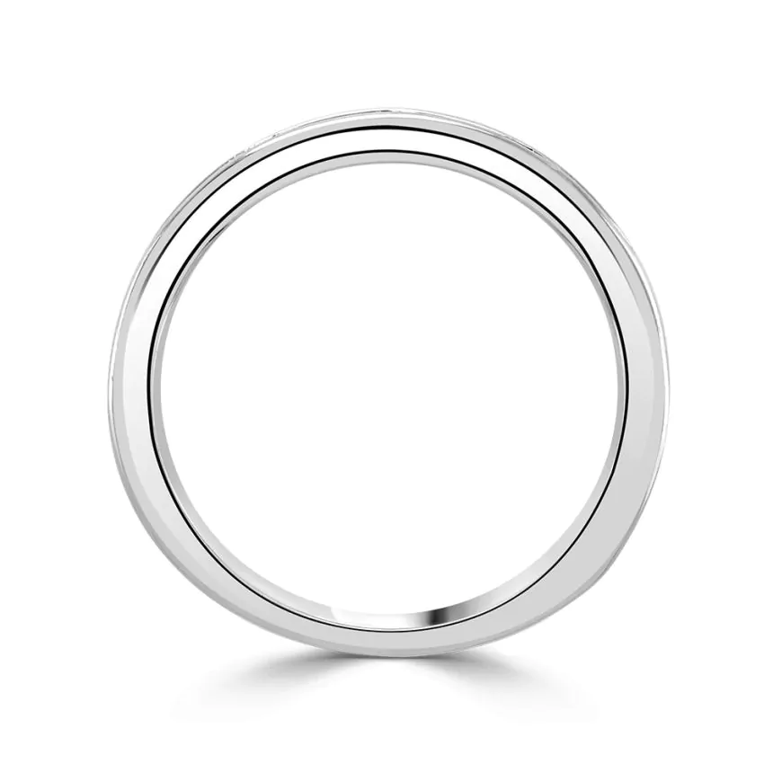 Platinum and 0.50ct Diamond Wedding Ring