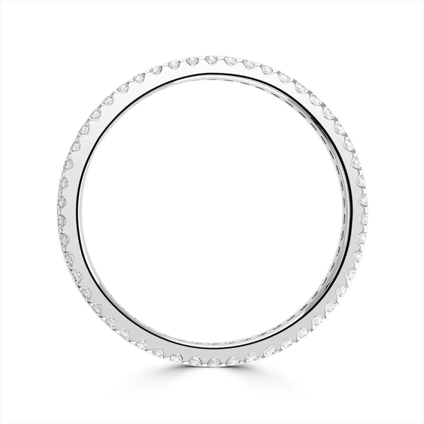 Platinum and 0.56ct Diamond Eternity Ring