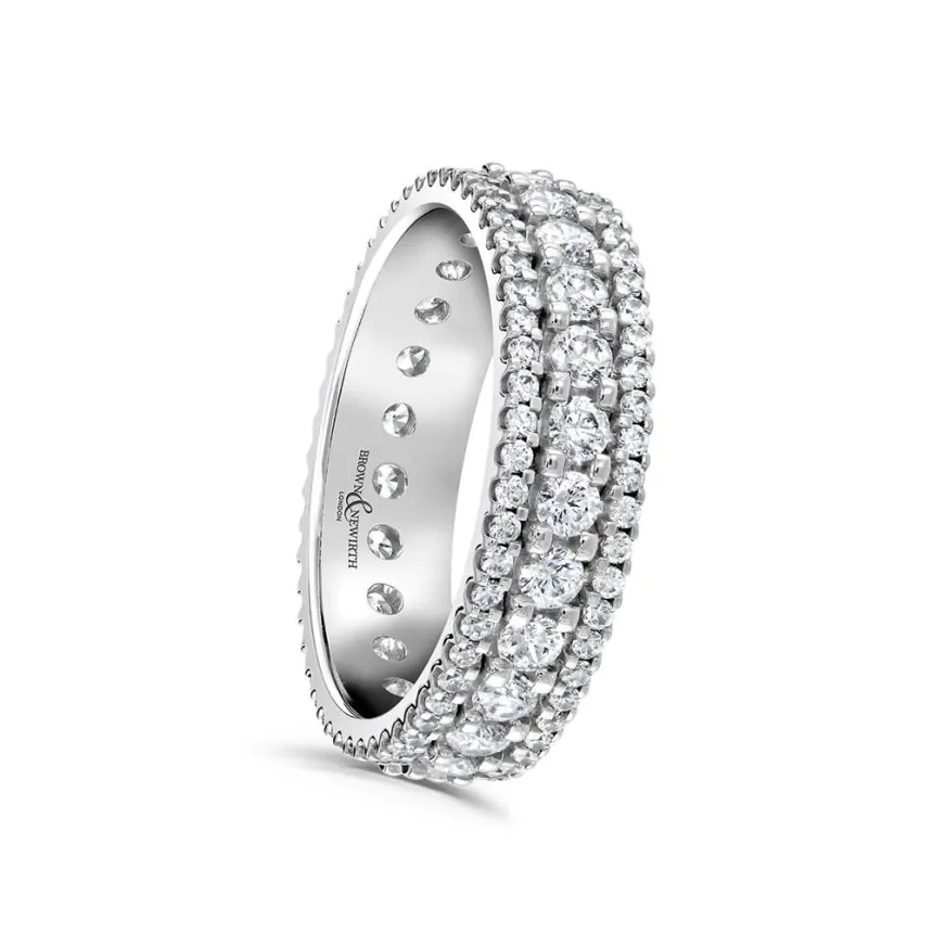 Platinum and 1.50ct Diamond Wedding Ring