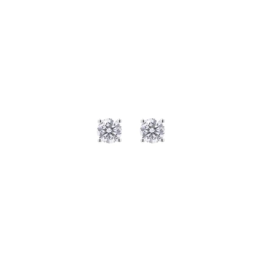 18ct White Gold 0.90ct Diamond Stud Earrings