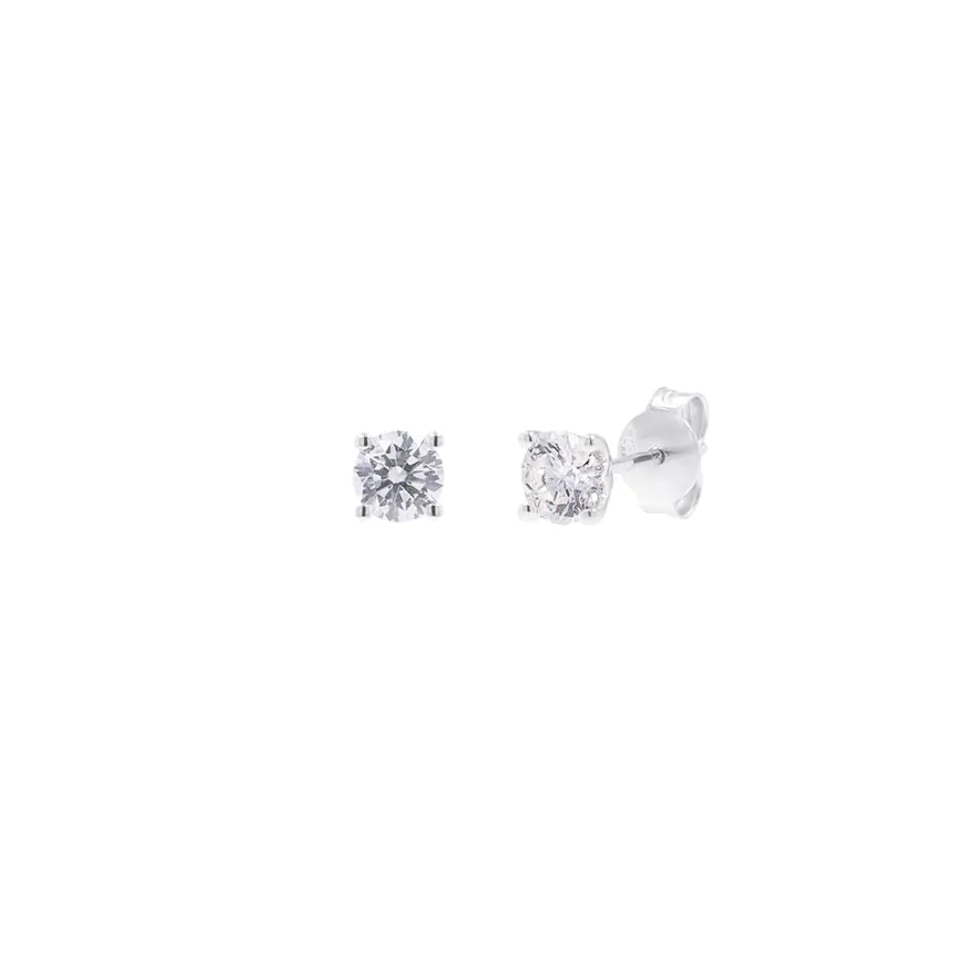 18ct White Gold 0.90ct Diamond Stud Earrings