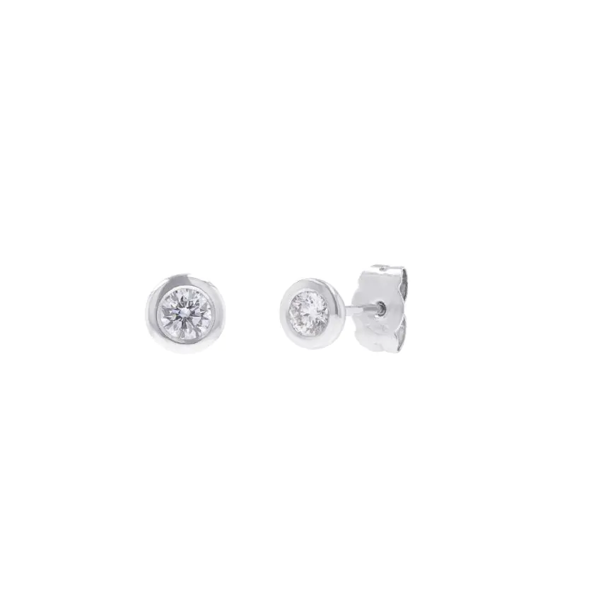 18ct White Gold 0.30ct Diamond Stud Earrings