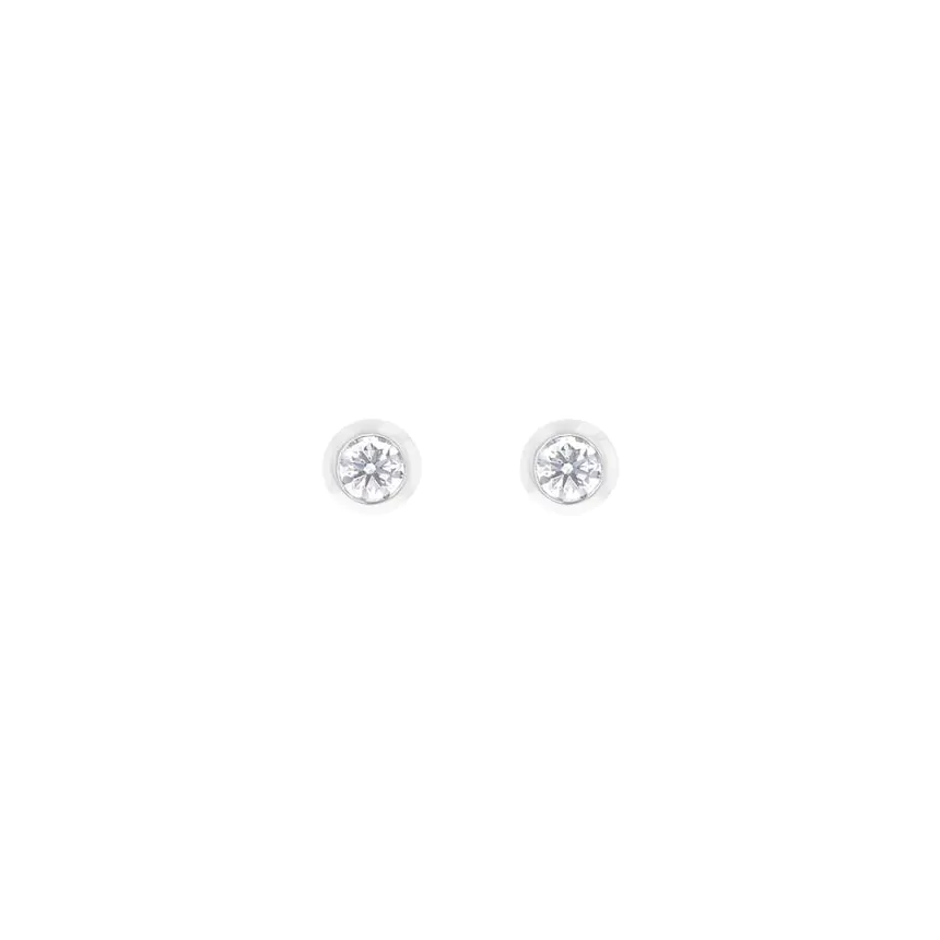 18ct White Gold 0.70ct Diamond Stud Earrings