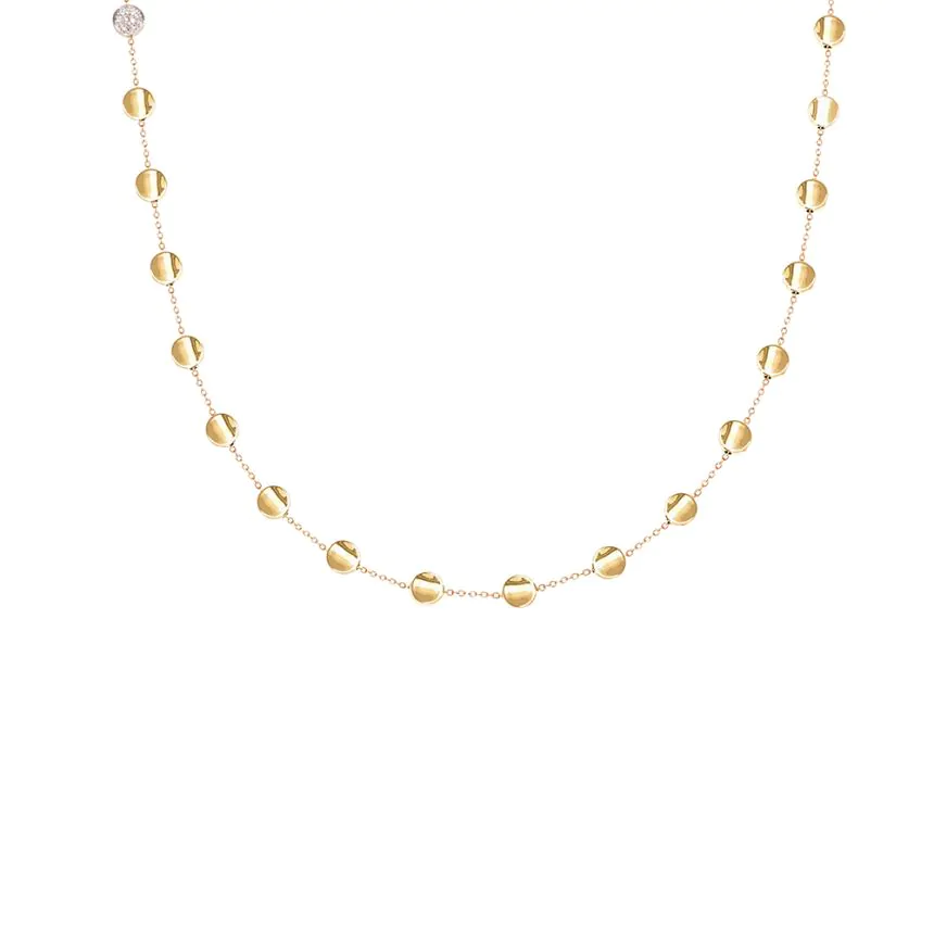 Armillas Glow Collection 18ct Yellow Gold 0.23ct Diamond Necklace