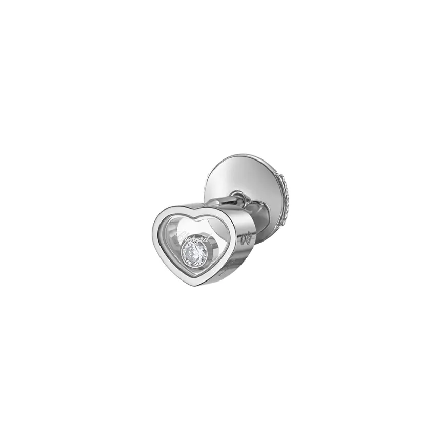 Chopard My Happy Hearts 18ct White Gold & Diamond Single Earring 83A086-1092