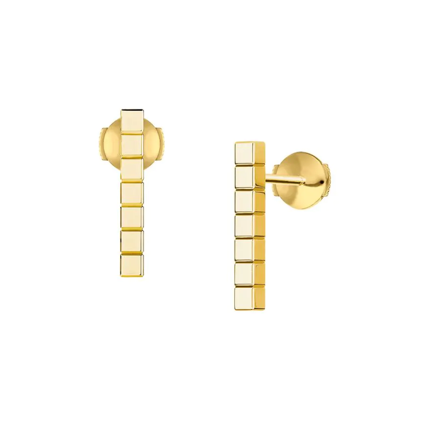 Chopard 18ct Yellow Gold Ice Cube Earrings