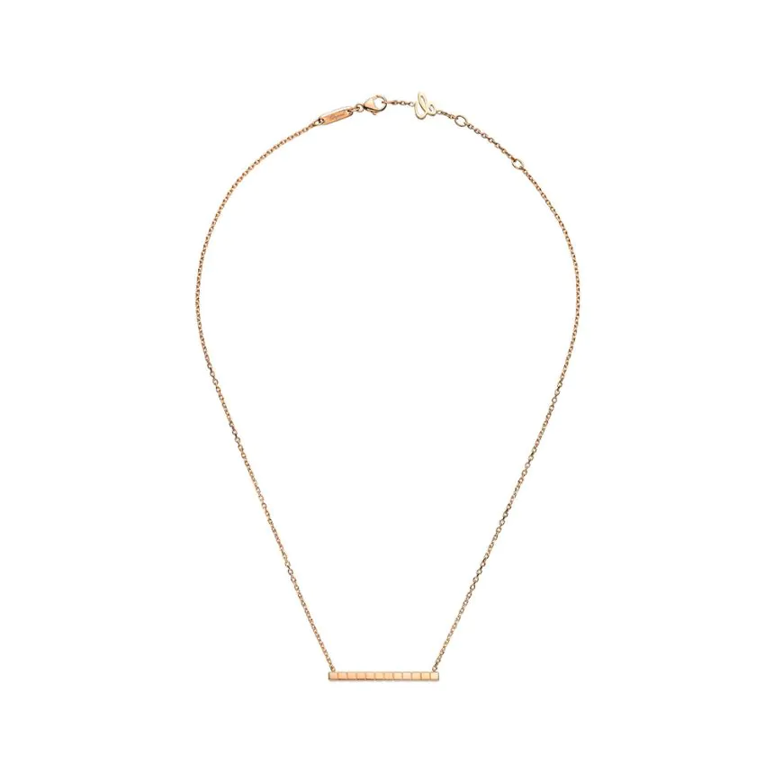 Chopard Ice Cube 18ct Rose Gold Necklace 817702-5001
