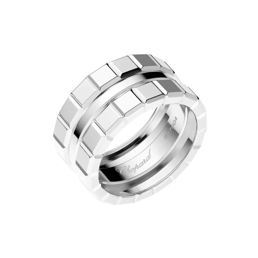 Chopard Ice Cube 18ct White Gold Ring 827004-1010