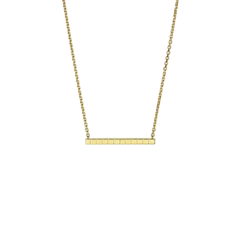 Chopard Ice Cube 18ct Yellow Gold Necklace 817702-0001