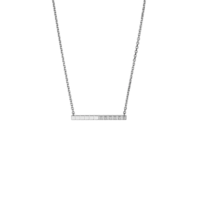 Chopard Ice Cube 18ct White Gold & Diamond Necklace 817702-1002