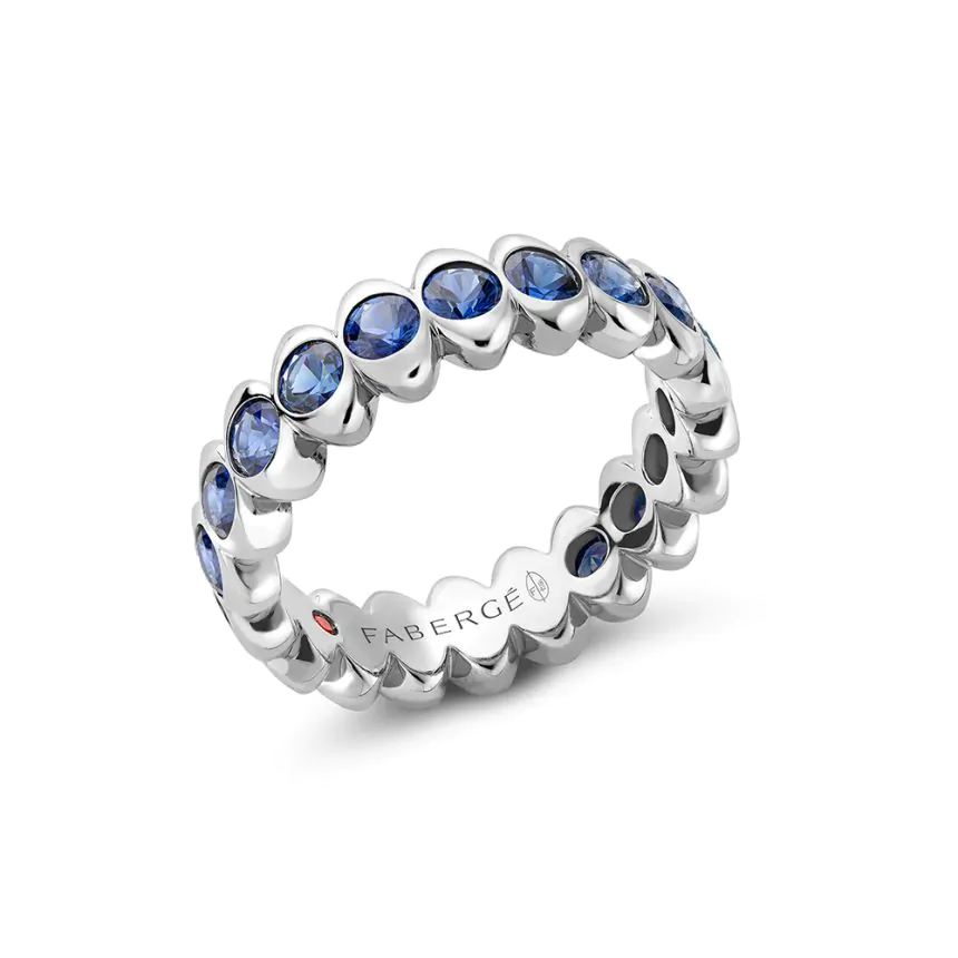 Fabergé Colours of Love Cosmic Curve Eternity Ring 1513RG2736