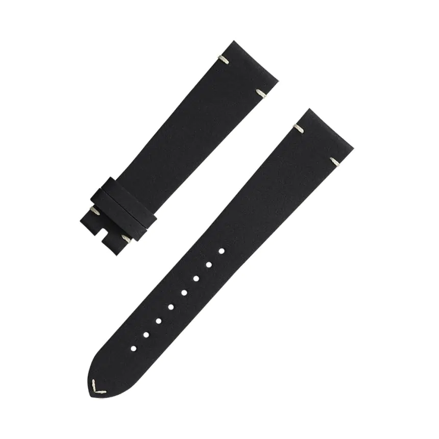 OMEGA Black Leather Watch Strap 032CUZ006675