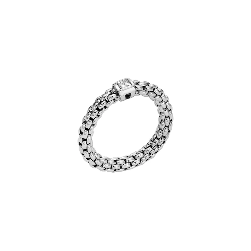 FOPE Souls Flex'it 18ct White Gold Diamond Ring AN09BBRS/W