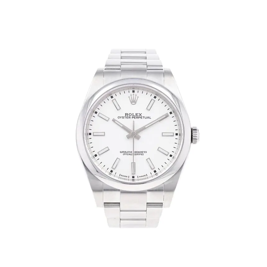 Pre-Owned Rolex Oyster Perpetual 39mm Watch 114300