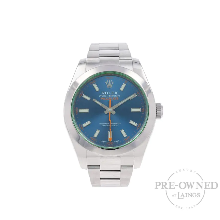Pre-Owned Rolex Milgauss 40mm Watch 116400GV