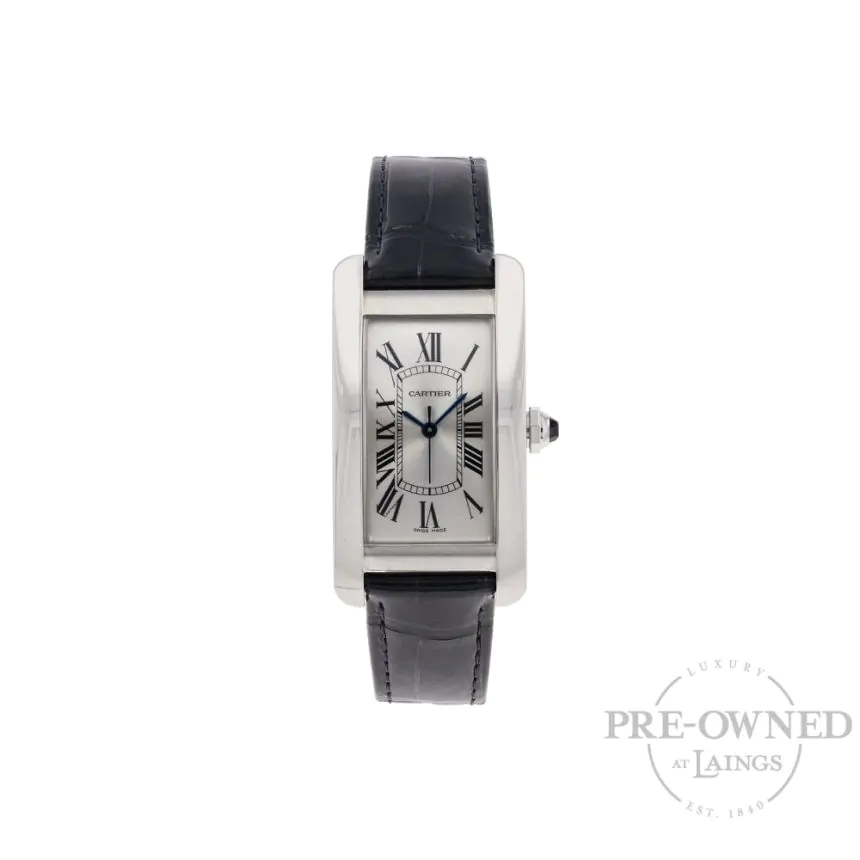 Pre-Owned Cartier Tank Americaine 41.6mm x 22.6mm Watch WSTA0044