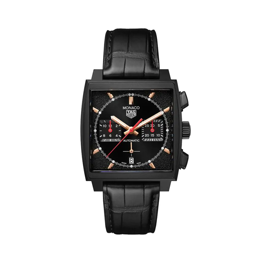 TAG Heuer Monaco Dark Lord Special Edition 39mm Watch CBL2180.FC6497