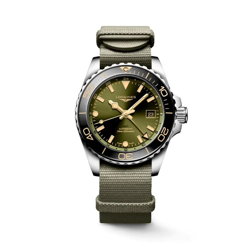 Longines Hydroconquest GMT 41mm Watch L3.790.4.06.2