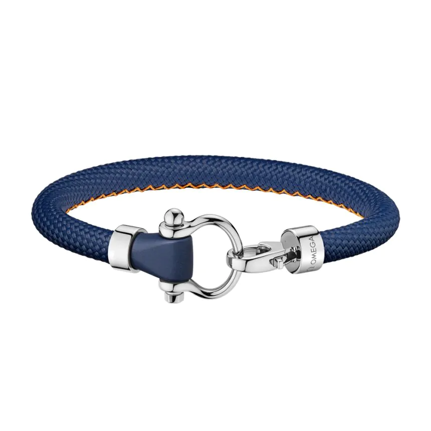 OMEGA Dark Blue Sailing Bracelet BA05ST0000303