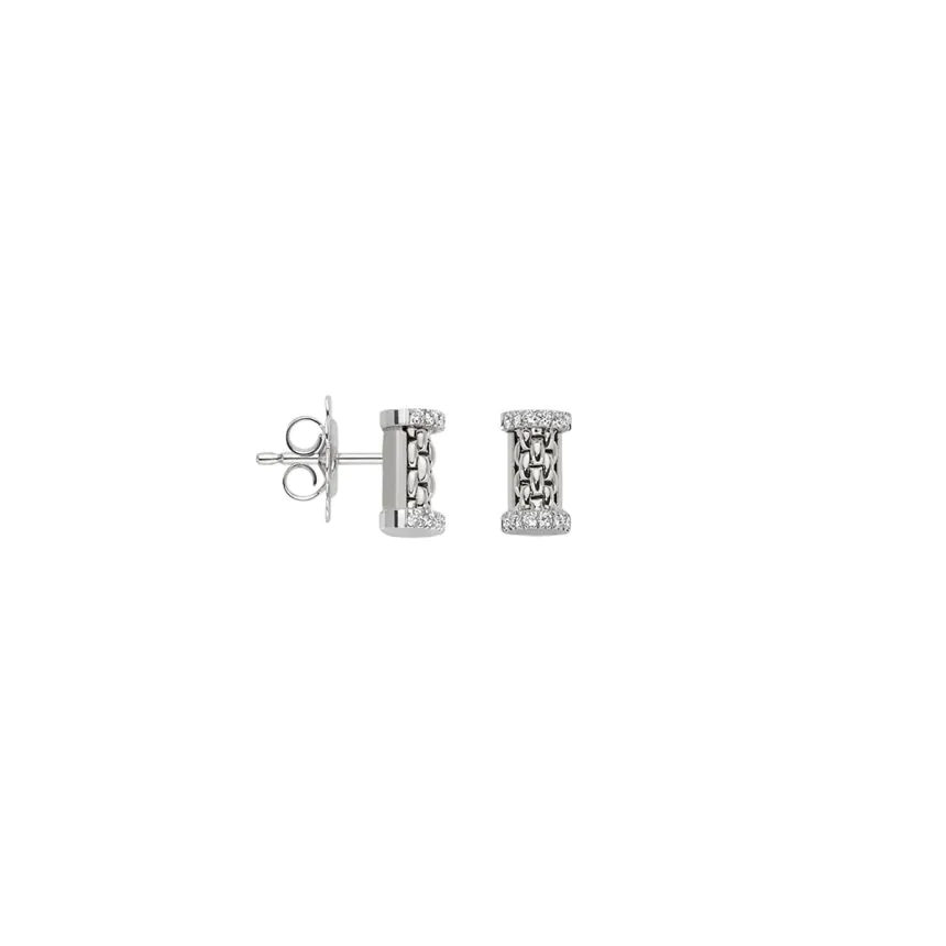 Fope Essentials 18ct White Gold 0.17ct Diamond Stud Earrings 07E08OX_BB_B_XXX_000