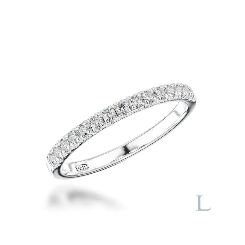 Platinum 0.22ct Brilliant Cut Diamond Eternity Ring