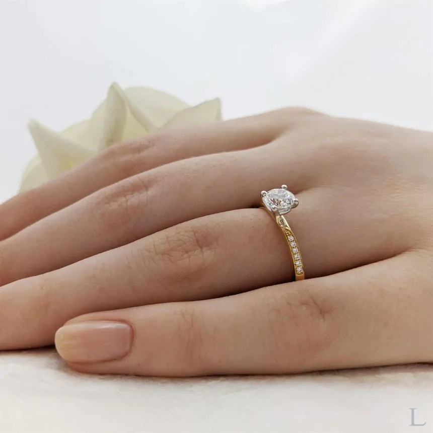 18ct Yellow Gold Isabella 0.55ct Diamond Engagement Ring