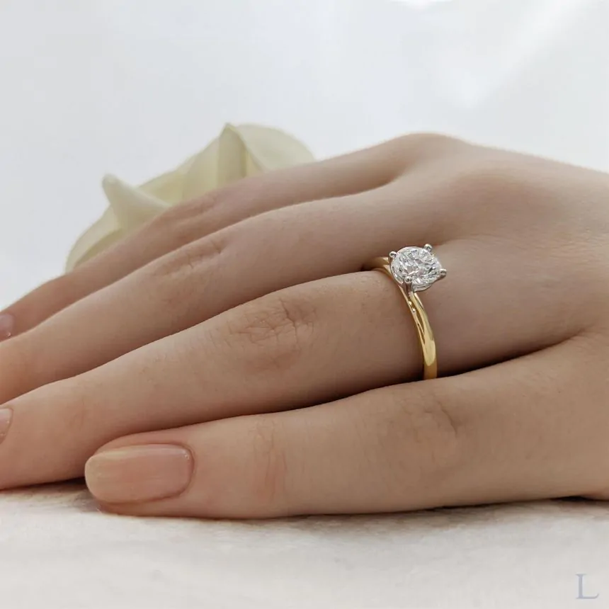 Isabella 18ct Yellow Gold 0.70ct G SI1 Brilliant Cut Diamond Solitaire Ring