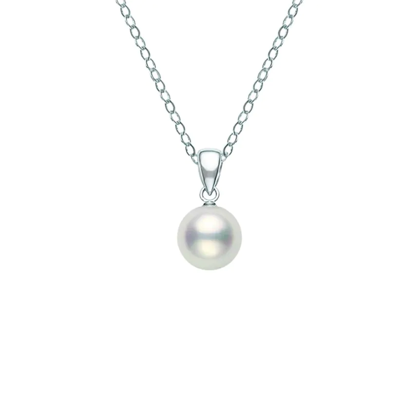 Mikimoto Classic 18ct White Gold Pearl Pendant
