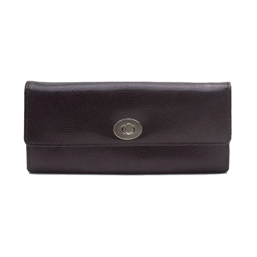 WOLF London Cocoa Leather Jewellery Roll 315306