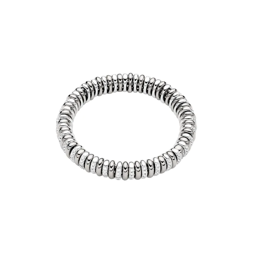 Fope Vendome Collection 18ct White Gold Flex' It 1.66ct Diamond Bracelet