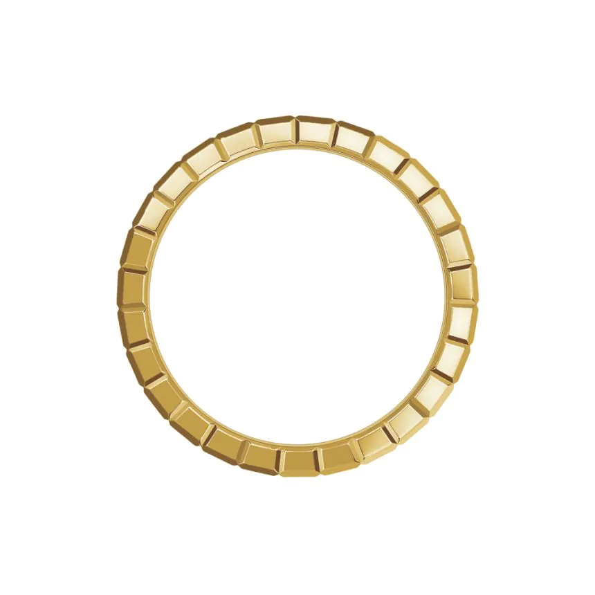 Chopard Ice Cube 18ct Yellow Gold & Diamond Ring 827005-0042