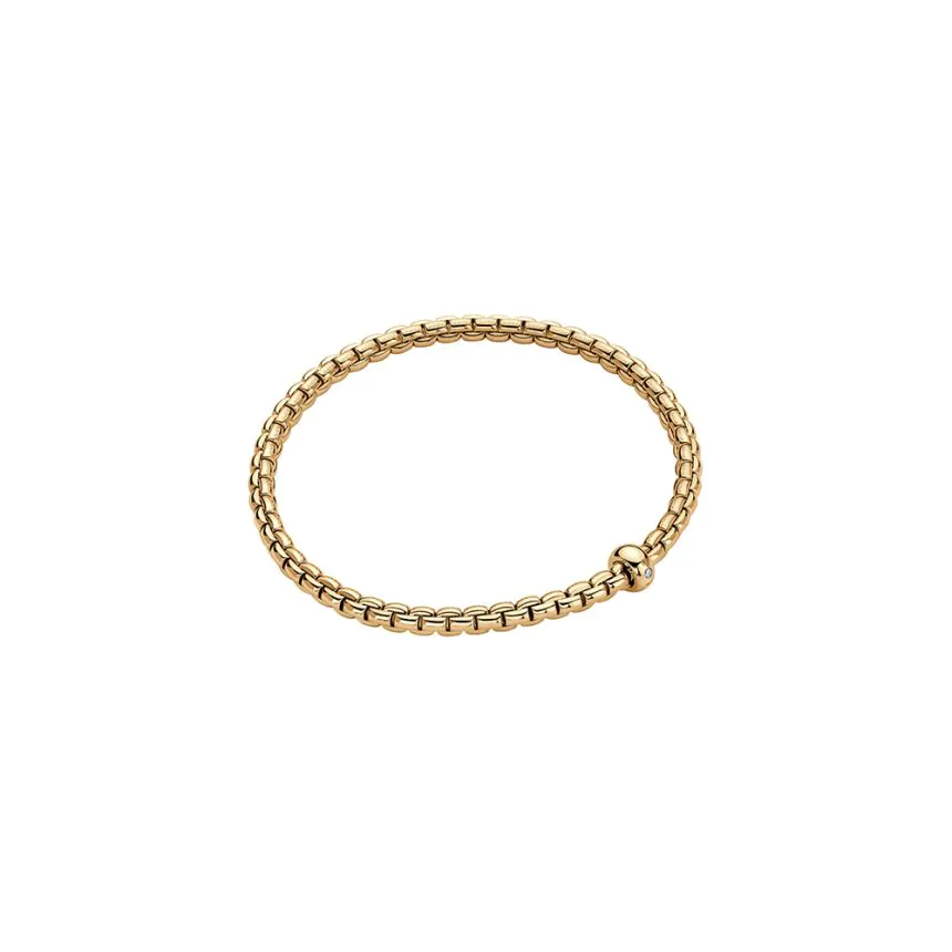 Fope Eka Collection 18ct Yellow Gold Flex' It Bracelet 01M01BX_BB_G_XGX_00M