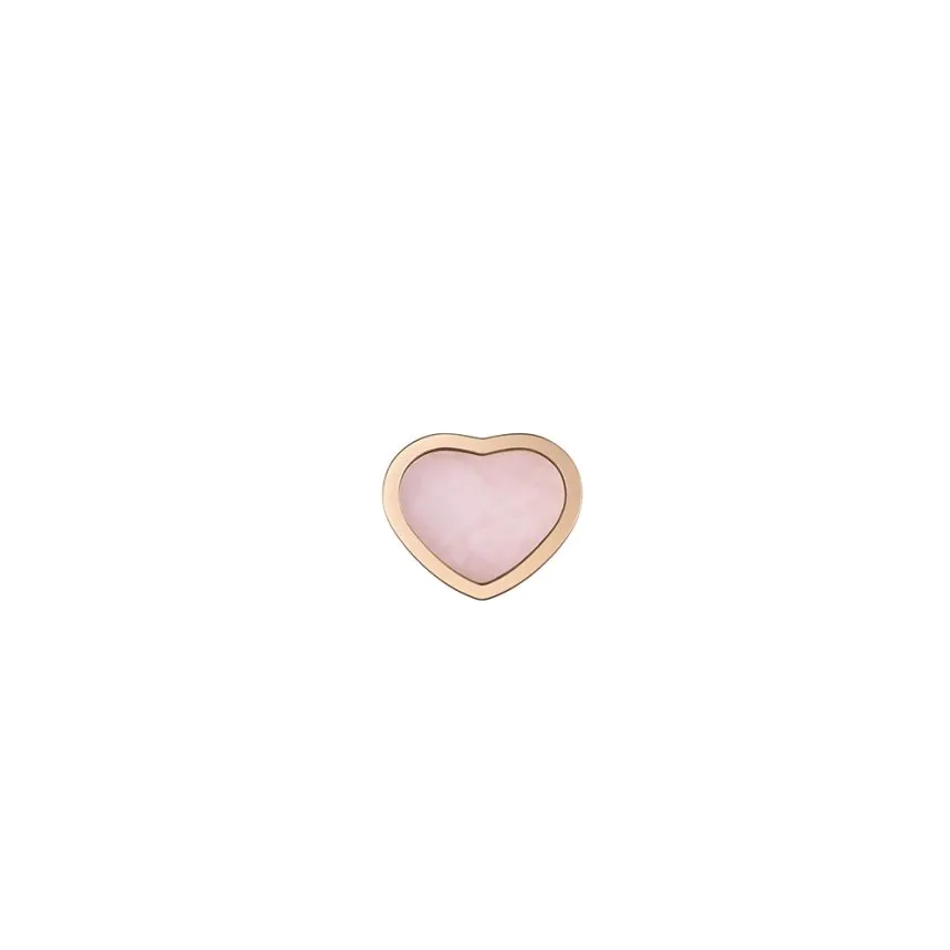 Chopard My Happy Hearts 18ct Rose Gold & Pink Opal Single Earring 83A086-5622