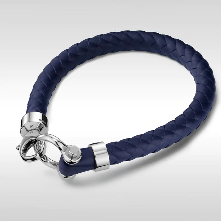 OMEGA Dark Blue Sailing Bracelet Large BA05ST0001304