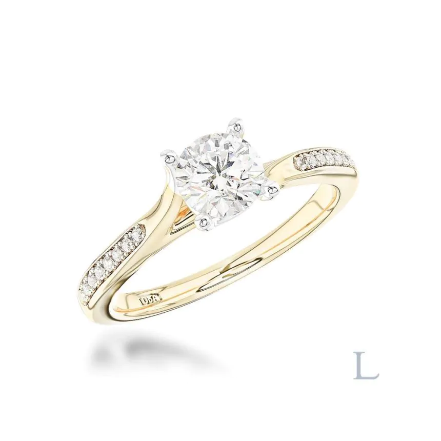 18ct Yellow Gold Isabella 0.55ct Diamond Engagement Ring