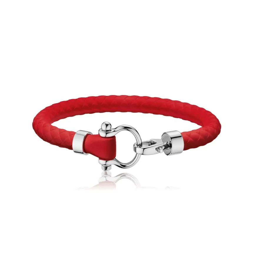 OMEGA Sailing Bracelet Red Rubber B34STA0509604