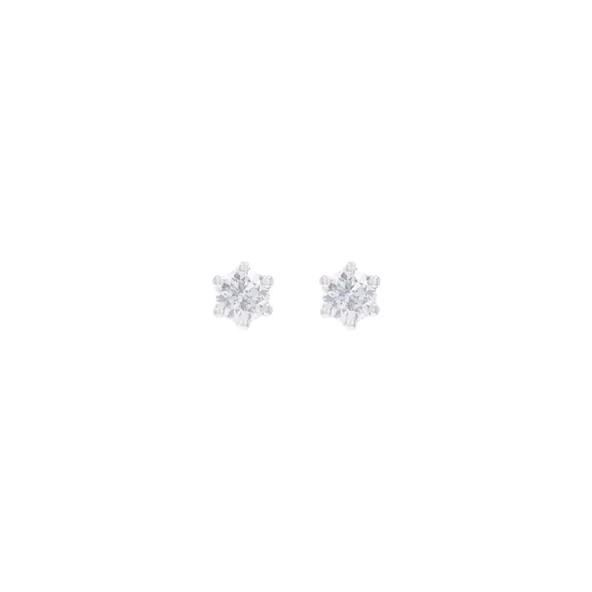 18ct White Gold Suzanne 0.60ct Brilliant Cut Diamond Stud Earrings