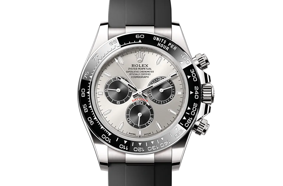 Rolex daytona white sales gold oysterflex for sale