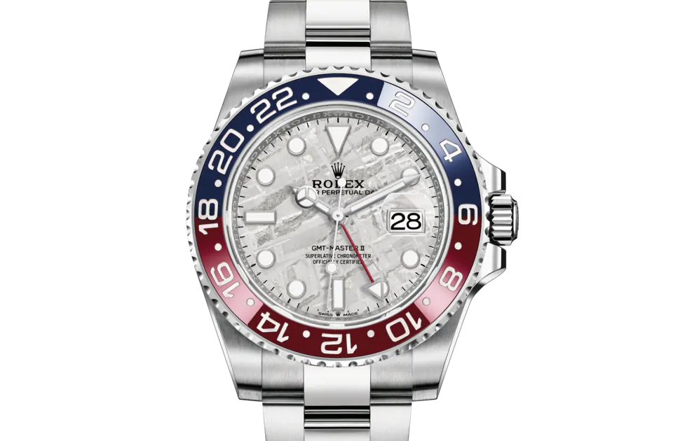 Rolex GMT-Master II M126719BLRO-0002 watch front facing