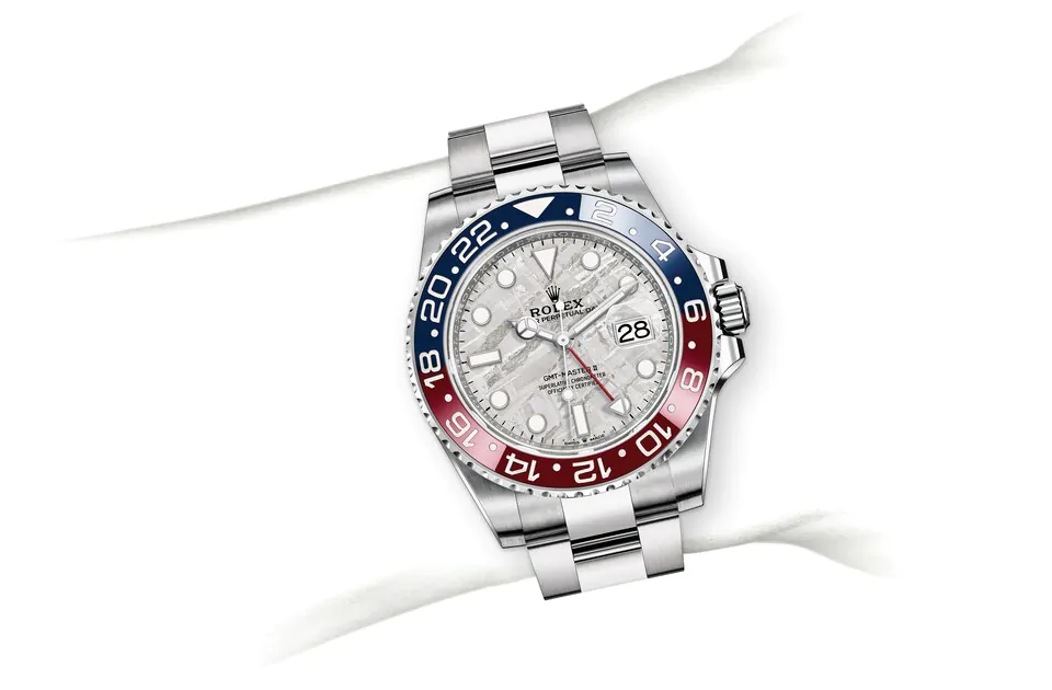 Rolex GMT-Master II M126719BLRO-0002 watch on wrist