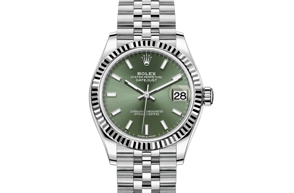 Rolex Datejust 31 M278274-0018 watch front facing