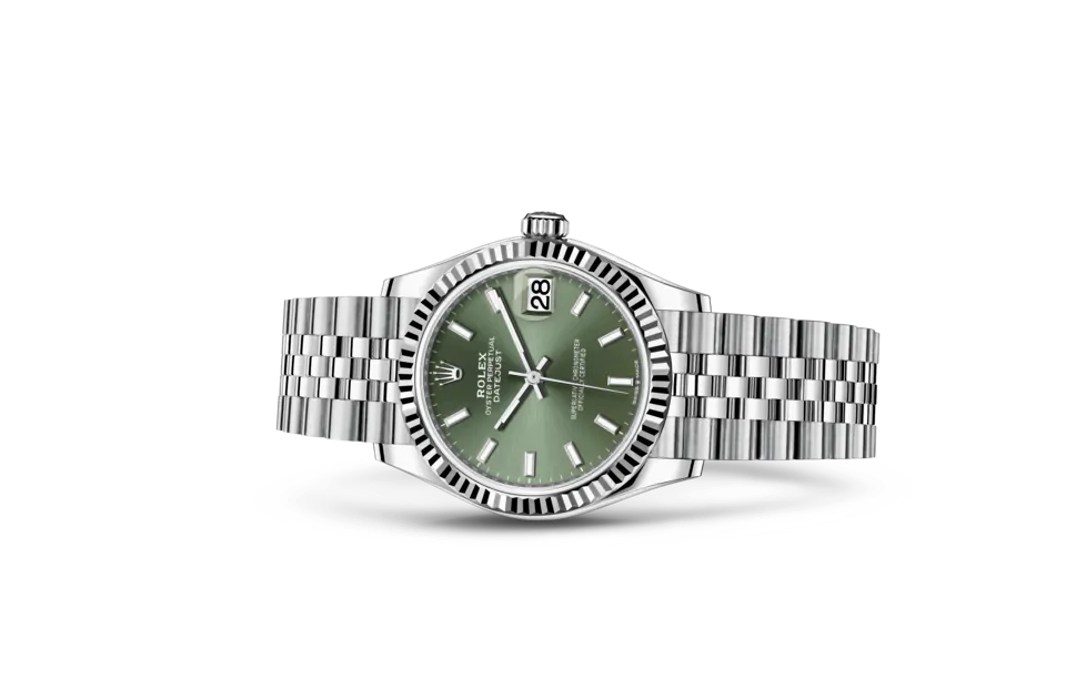 Rolex Datejust 31 M278274-0018 watch on side