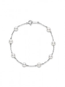 Mikimoto 18ct White Gold Pearl Bracelet