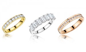 different styles of eternity rings