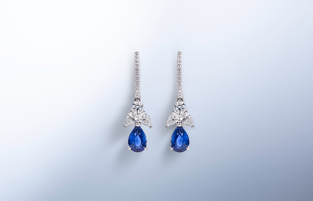 Sapphire earrings